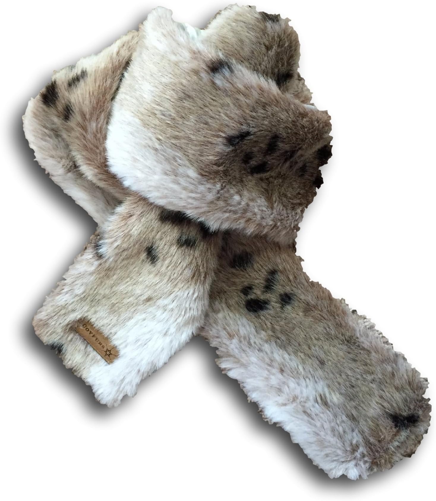 CovFur Faux Fur Scarf (Snow Leopard)