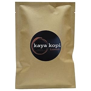 Premium Kopi Luwak From Indonesia Wild Palm Civets Arabica Coffee Beans (100 Grams)