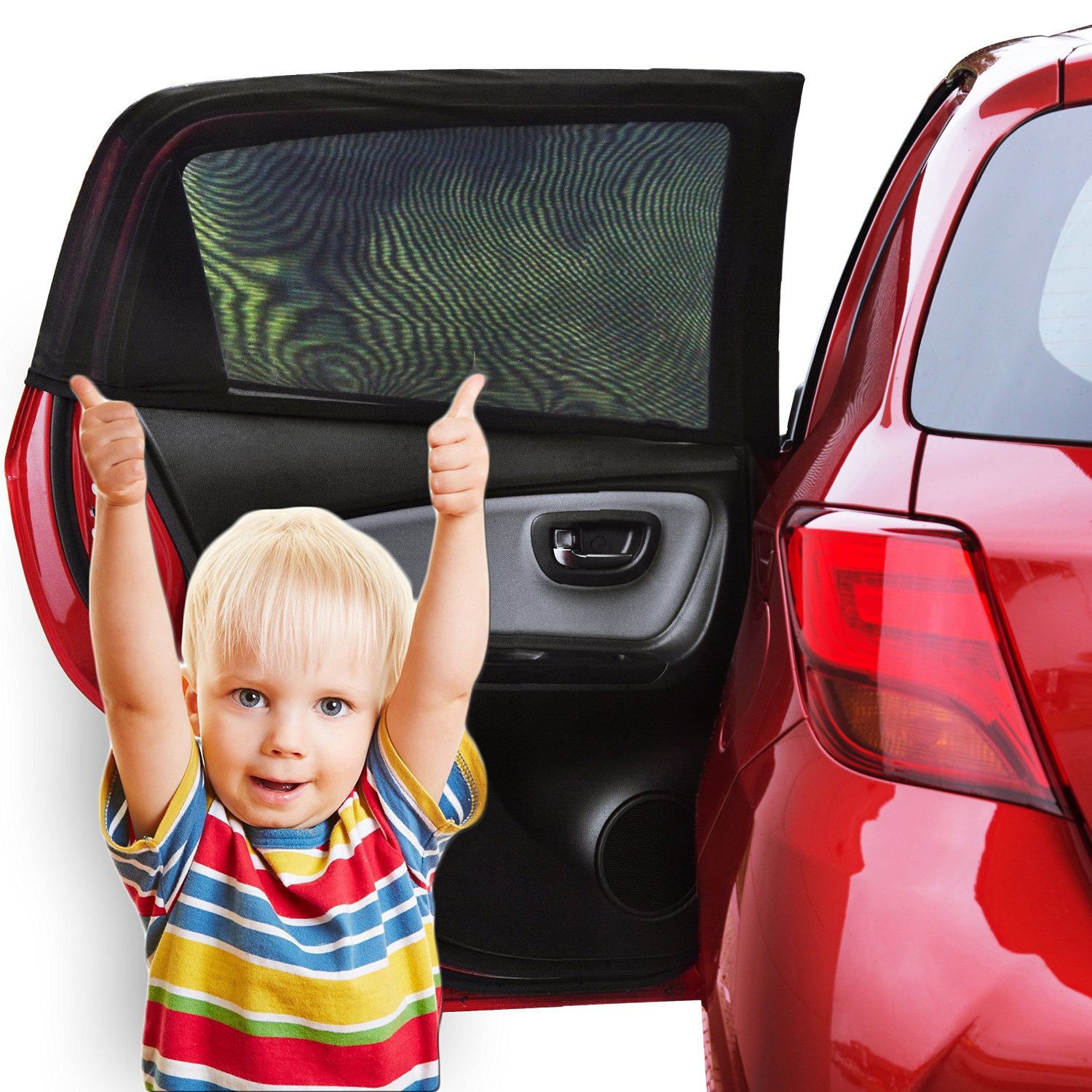 Fenetre De Voiture Abat Jour Pour Chien Fenetre De Voiture Soleil Housse Sans Colle Ou Ventouses Compatible Avec La Pare Soleil Pour Voiture Bebe Avec Protection Uv Pour Vos Enfants Lot