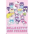 Trends International Hello Kitty and Friends: 24 Summer Fresh - Group Wall Poster, 34L x 22.4W, Unframed Version