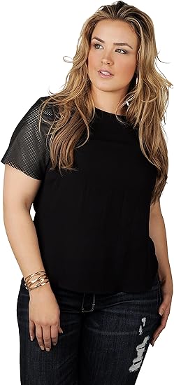 black chiffon tank