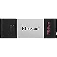 Kingston DataTraveler 80 128GB USB Type-C Flash Drive (DT80/128GB), Metal