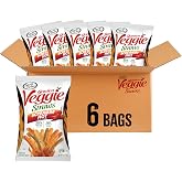 Sensible Portions Veggie Straws, Screamin' Hot Flavor, Gluten-Free Chips, 6 Ounce Bag, 6-Pack