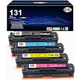131 Toner Cartridges for Canon 131 MF8280Cw, MF624Cw, MF628Cw, LBP7110Cw | Compatible for Canon Color imageCLASS MF8280Cw, MF624Cw, MF628Cw, LBP7110Cw (Black,Cyan,Magenta,Yellow-4 Pack)