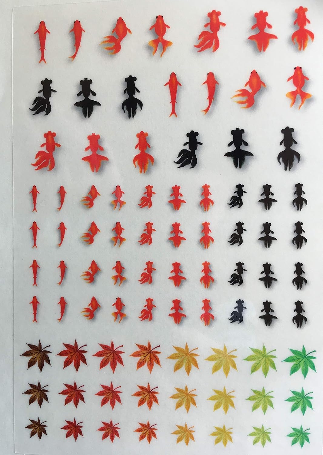 Amazon レジン封入用 フィルム 金魚 もみじ イラスト 影付き デコ素材 通販