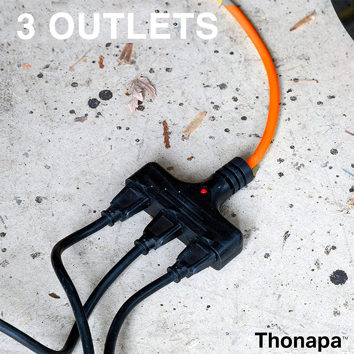 16 3 Sjtw Durable Orange Cable Perfect For Hanging From Your