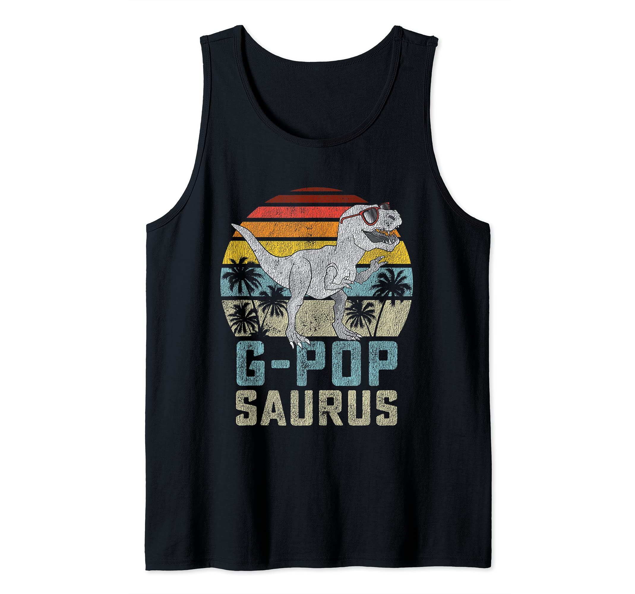 Gpopsaurus T Rex Dinosaur G Pop Saurus Family Matching Tank Top