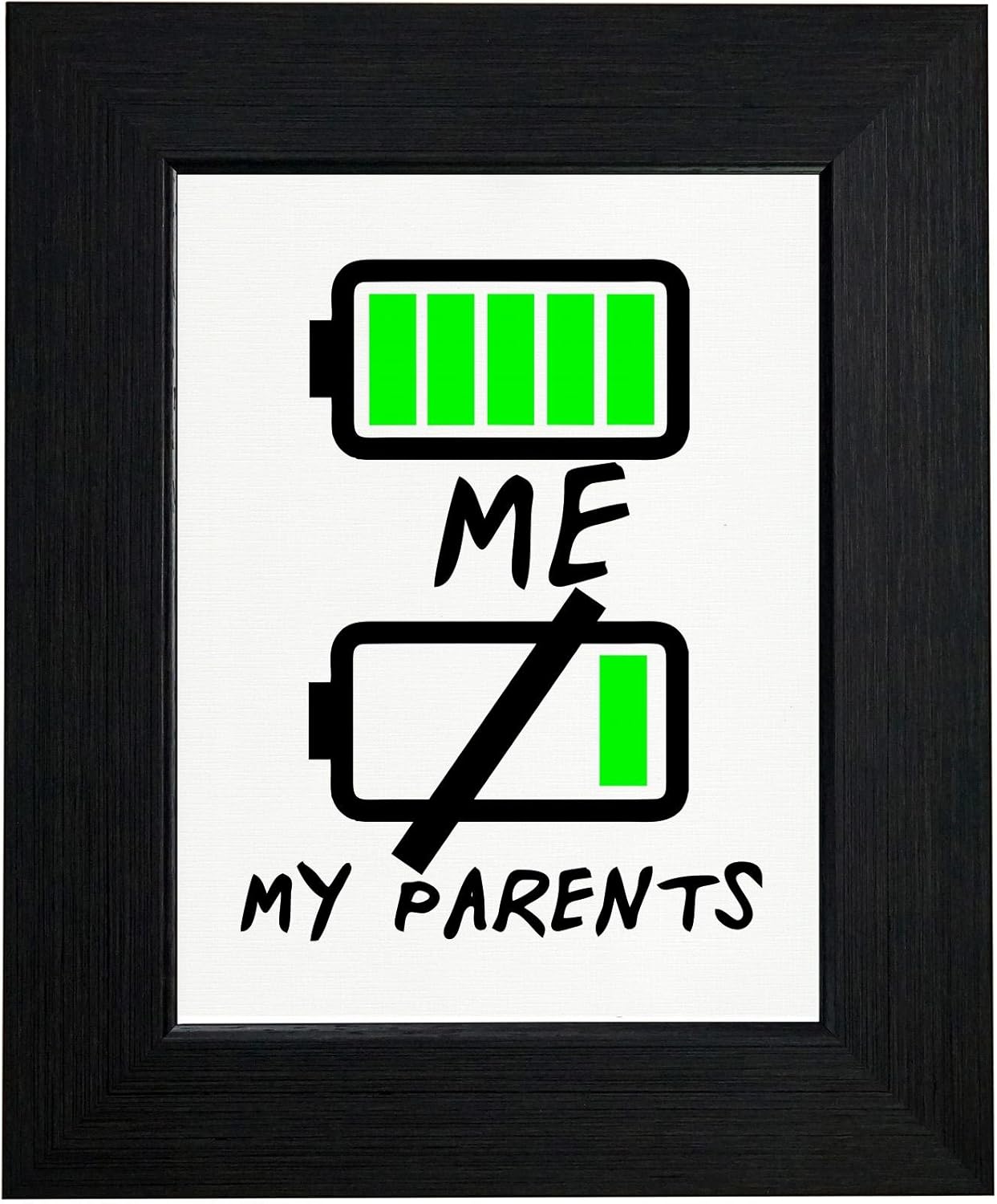 Out of Battery Kids & Parents Funny Phone Battery Joke
