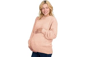 Eliana Chenille Maternity Sweater - Oversized Maternity Sweater - Maternity Sweatshirts