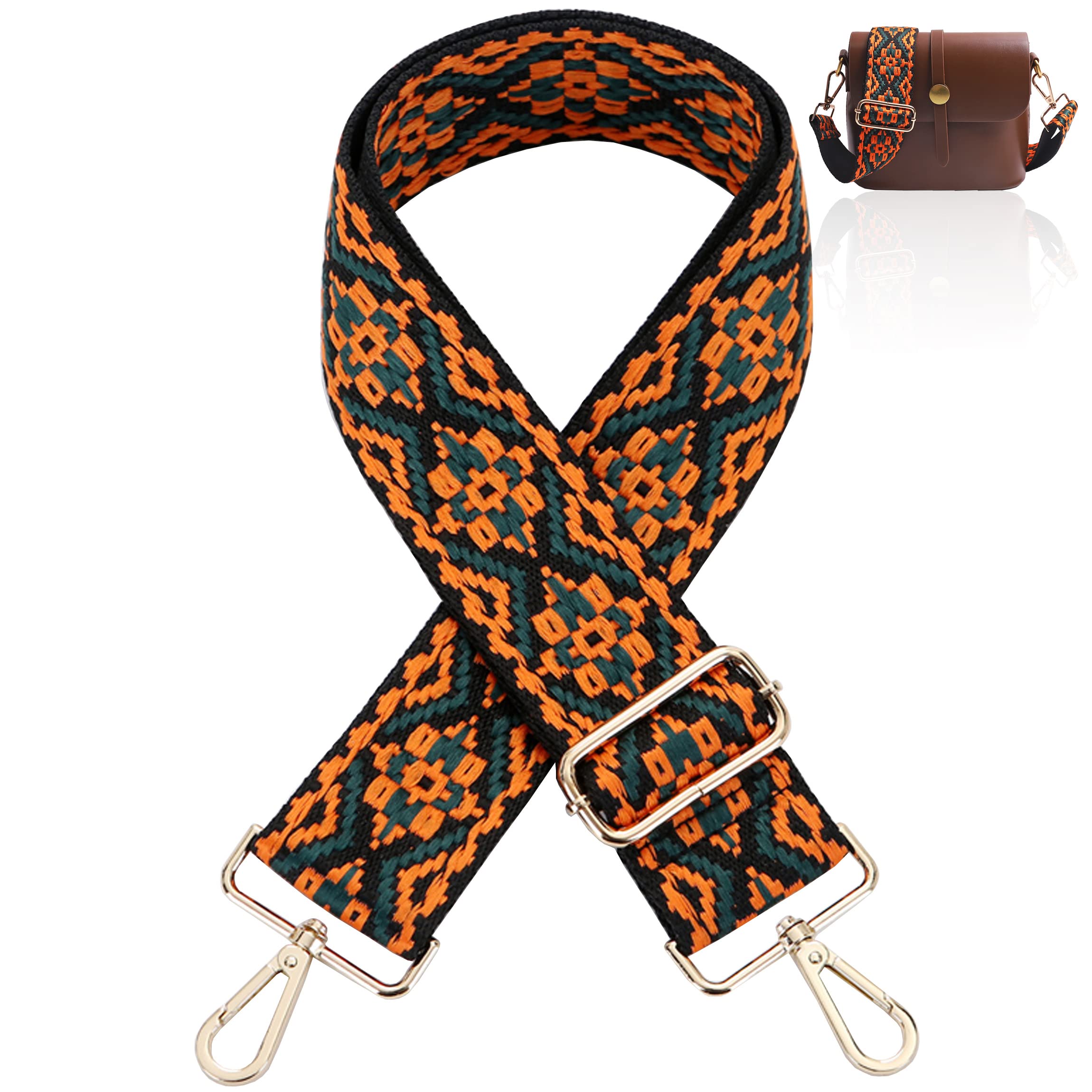 Adjustable Wide Shoulder Strap Replacement Belt Crossbody Canvas Bag Handbag