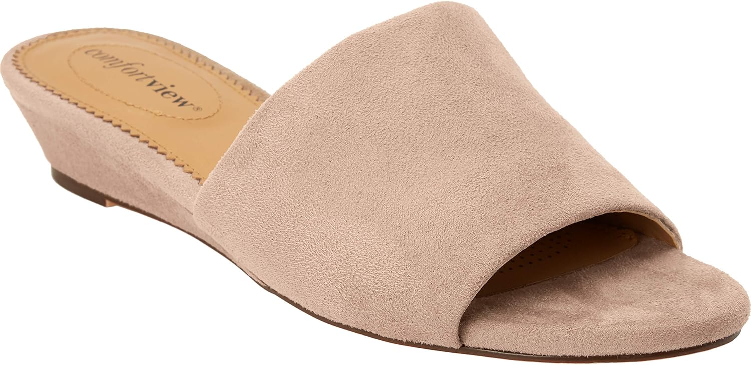 wide width mule slides