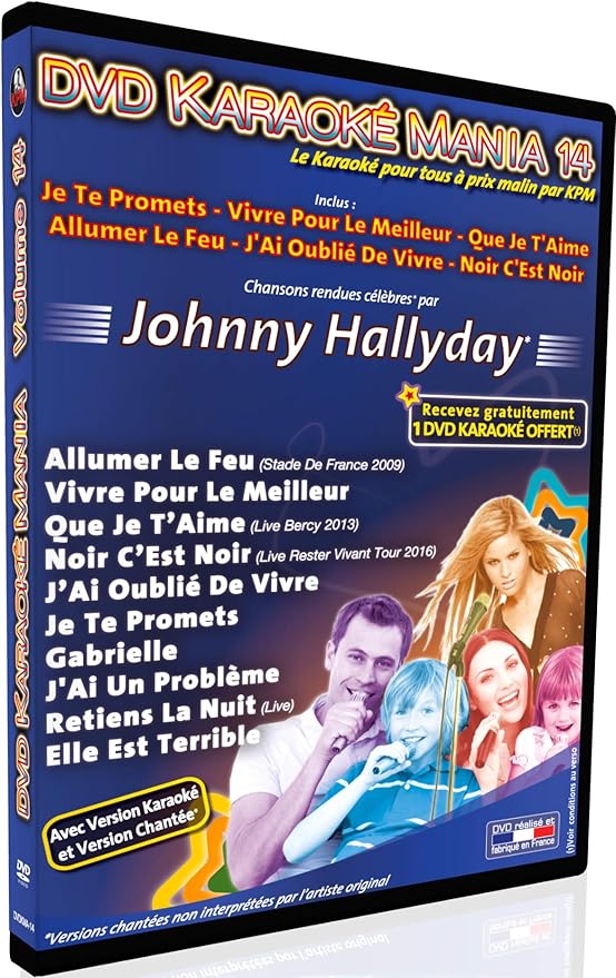 Dvd Karaoke Mania Vol 14 Johnny Hallyday Amazon Fr Johnny Hallyday Johnny Hallyday Dvd Blu Ray