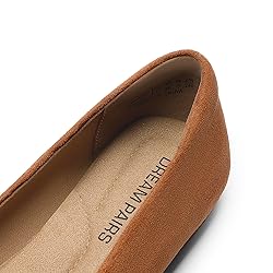 DREAM PAIRS Women's Flats, Pointed Toe Slip-On