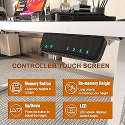 Monomi Height Adjustable Electric Standing Desk, 55