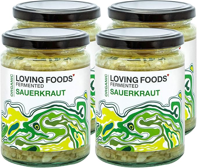 Loving Foods Award Winning Biologisch Zuurkool 4 X 500g Rauw Niet Gepasteuriseerd En Barstensvol Nuttige Levende Bacterien 4 X Potten Amazon Nl