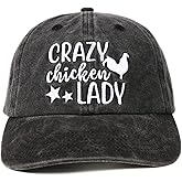 InnoBeta Chicken Gifts for Women, Chickens Themed Baseball Cap Gift for Her, Adjustable Hat for Christmas