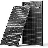 HQST N-Type 16BB 200W Bifacial Solar Panel, with 25% Efficiency, Grade A+ Cells, IP65 Rating for RV, Trailer, Marine, Home Ro