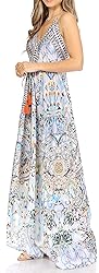 Sakkas 1817 - Lizi Womens Maxi High-Low Halter