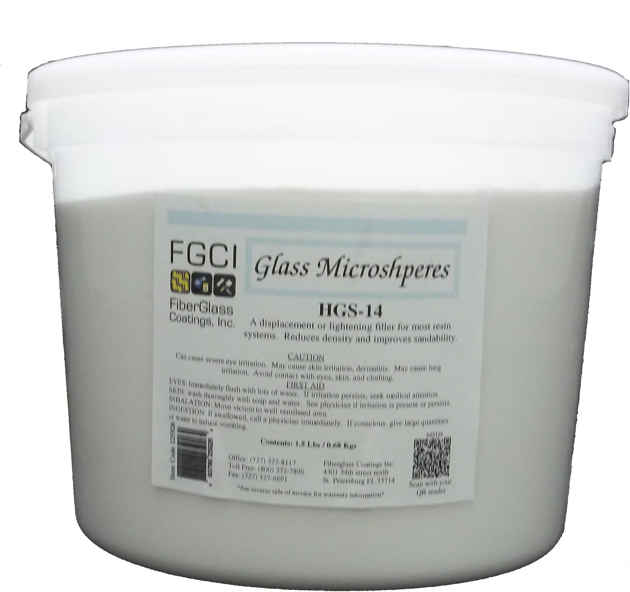 HGS-14 Glass Microspheres, 5 Quart