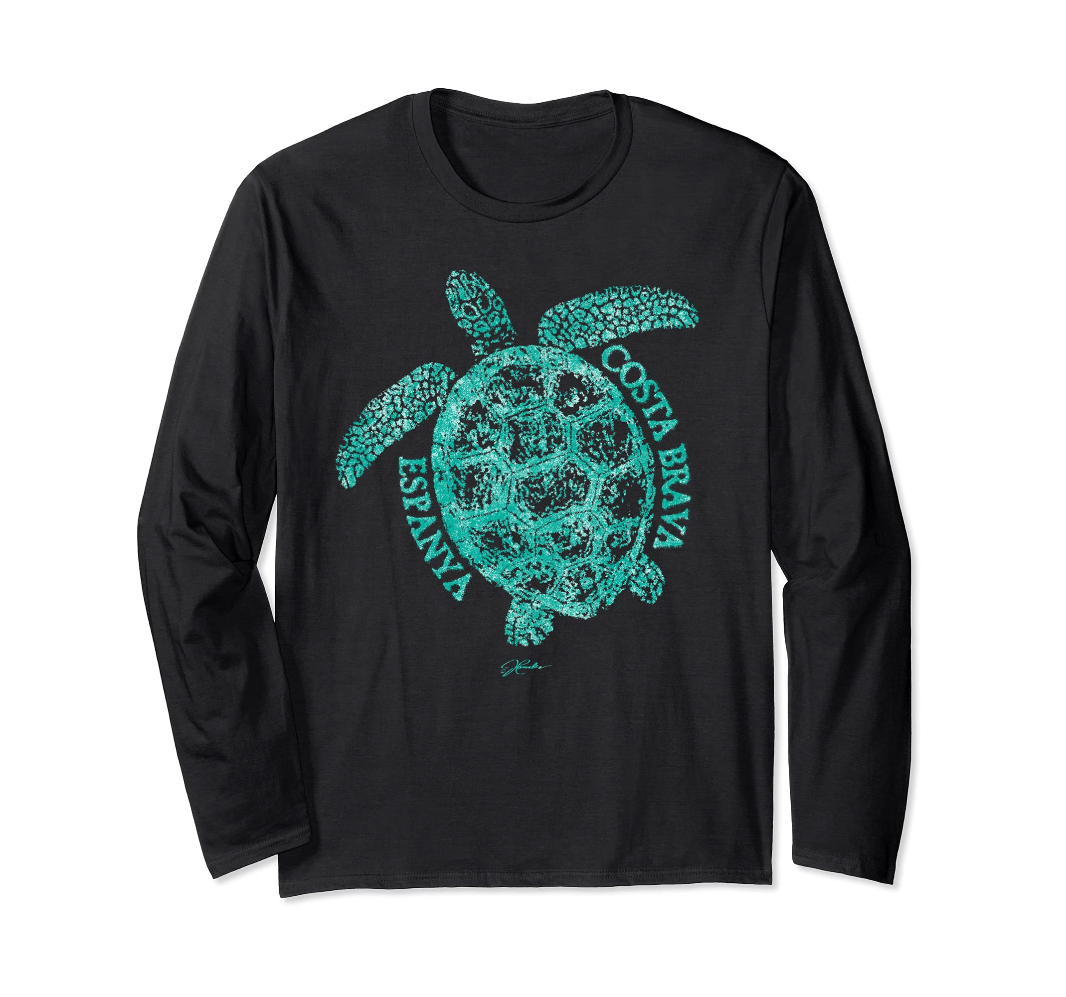 JCombs: Costa Brava, Catalonia, Spain, Sea Turtle Long Sleeve T-Shirt
