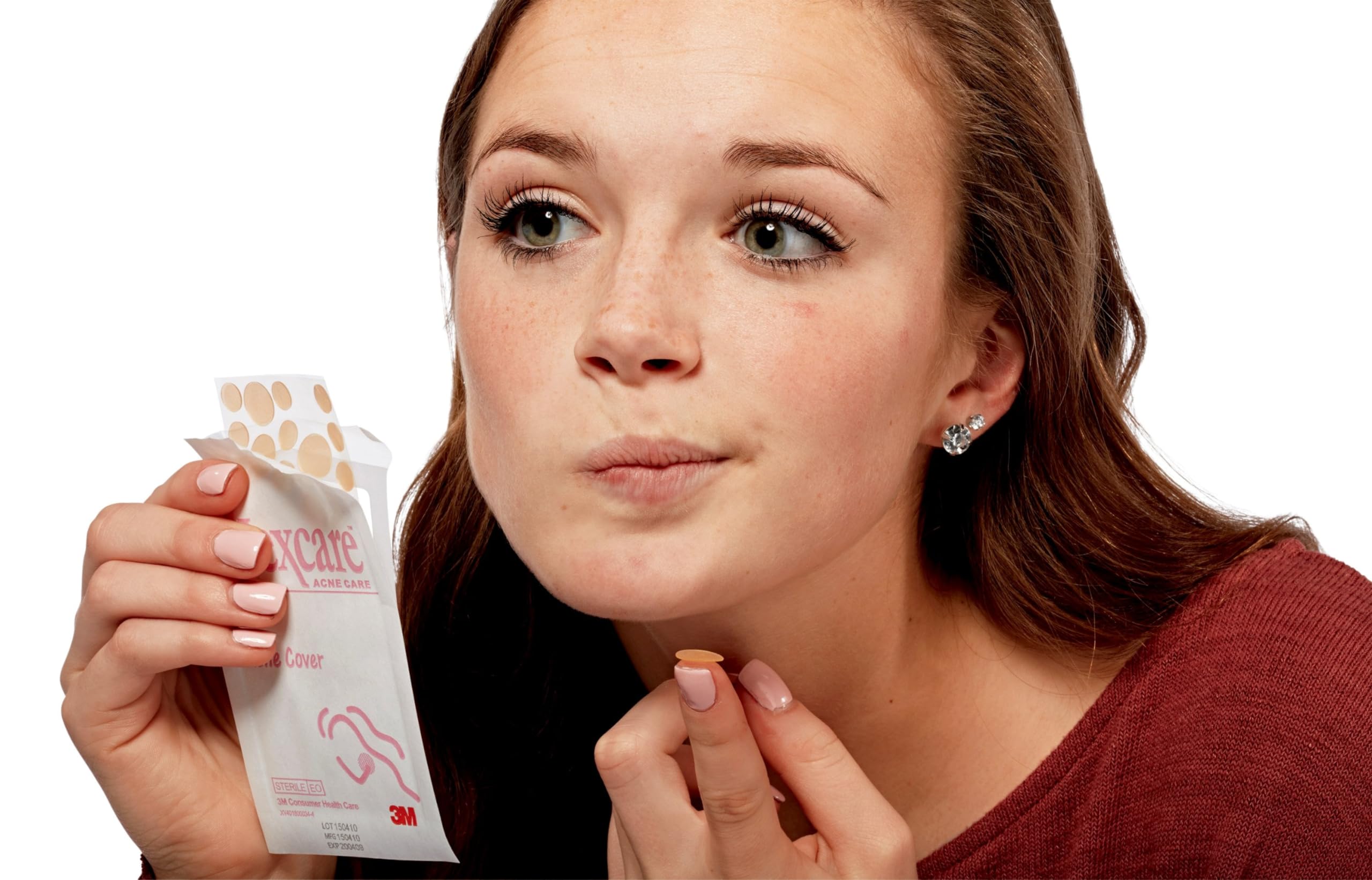 Nexcare Acne Cover, Skin Cover Absorbs Pus and Oil From Clogged Pores, Suitable Skincare for Most Skin Types - 108 Acne Covers