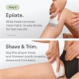 Braun Silk-épil 7 SkinSpa Epilator All-in-One Set Wet & Dry 7-081 Silver view 4