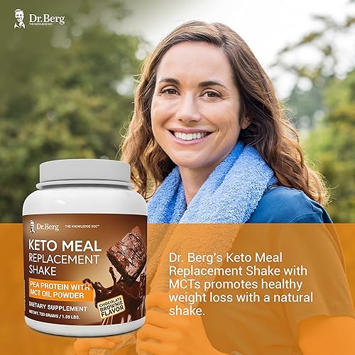 Dr. Berg's Keto Meal Replacement Shake for Weight Loss - Organic