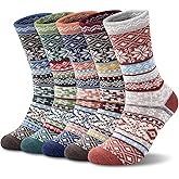 Mens Merino Wool Socks Thermal Winter Sock Thick Warm Wool Socks Holiday Gifts for Men Suitable for Home and Outdoor