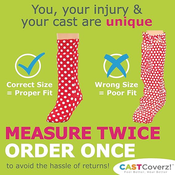 Amazon Com Castcoverz Fashionable Leg Cast Cover Black Large