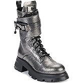DKNY Women's Sava Lace Up Combat Boot
