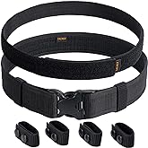 TACNEX Duty Belt w/Hook Lining 4 Keepers 2" Police Law Enforcement Officer Security Nylon Outer Inner Belt