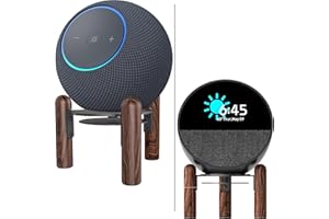H Huaberich Desktop Holder Mount Stand Compatible for Echo Dot Max, Echo Spot (2024 Release) and Echo Pop and Other Suitable Speakers