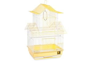 PREVUE PET PRODUCTS Prevue Hendryx SP1720-1 Shanghai Parakeet Cage, Yellow and White