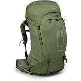 Osprey Atmos AG 65L Men's Backpacking Backpack, Green L-XL | hiking pack, camping gear, overnight trail pack, Green color, L-XL size