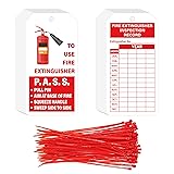 YHNTGB 160 Sets Fire Extinguisher Tags with