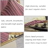 HZDHCLH Chair Covers Slipcovers 6 Pieces Stretch Removable Washable Dining view 4