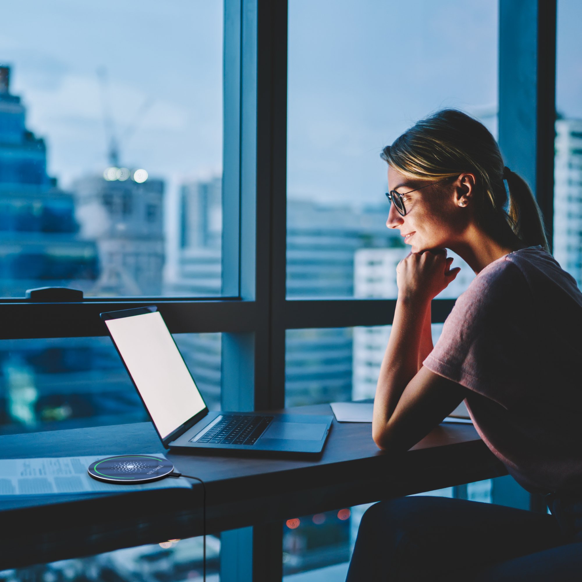 QI Wireless Charger for Samsung - S9/S9+/S8/S8+/S7/Note8 and More, Wireless Charger iPhone X, iPhone 8/8 Plus, Fast Wireless Charger (AC Adapter not Included)