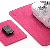 BUXFMHT Sewing Mat Set, Sewing Machine Muffling Mat, Reduce Vibrations, Movement & Slipping, Sergers Accessory (2-Piece Set, 