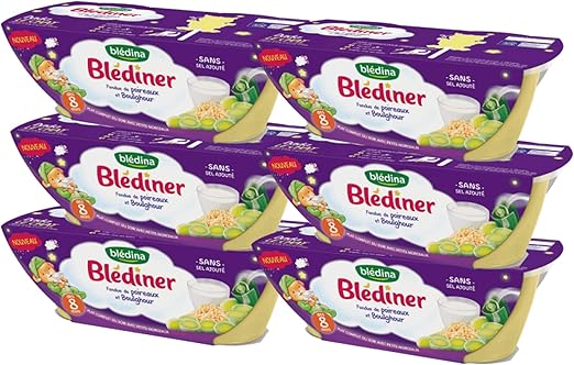 Bledina Blediner 12 Bols Fondue De Poireaux Et Boulghour Pour Le Diner De Bebe Des 8 Mois Pack De 6x2 Amazon Fr Epicerie