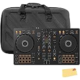 Pioneer DDJ-FLX4 2-Channel DJ Controller - Black Bundle with Case and Austin Bazaar Polishing Cloth