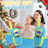 Kearui Kids Walkie Talkies 3-12Y Boys 8 Ch VOX Flashlight 3 Mile Range Outdoor view 6