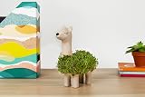 Gift Republic Llama Shaped Chia Planter White with Seeds view 6