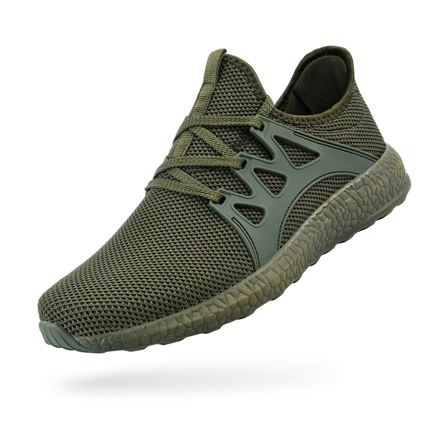 ZOCAVIA Men's Non Slip Work Shoes Ultra Lightweight Breathable Mesh