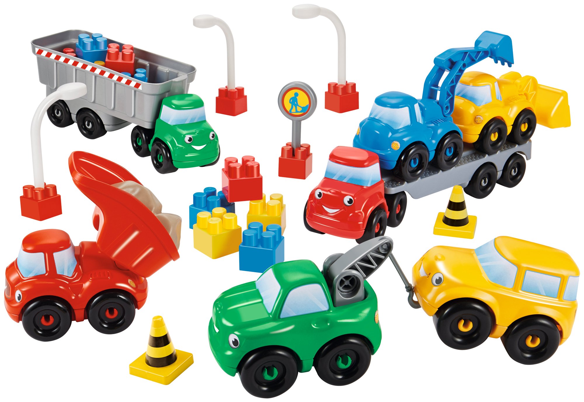 Ecoiffier 3089 Abrick Construction Vehicles Game