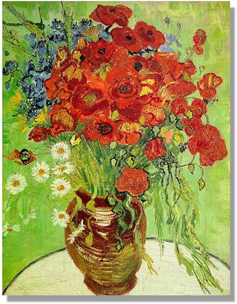 Amazon Com Eliteart Red Poppies And Daisies Asters By Vincent Van Gogh Oil Painting Reproduction Giclee Wall Art Canvas Prints Posters Prints Amazon Com Eliteart Red Poppies And Daisies Asters By Vincent Van Gogh Oil Painting Reproduction Giclee Wall Art Canvas Prints Posters Prints