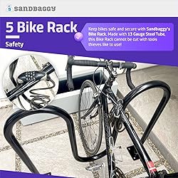 Sandbaggy Commercial Dual Loop Wave Bike Racks - 5