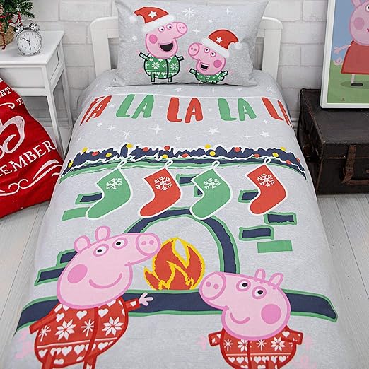 peppa pig cot bedding