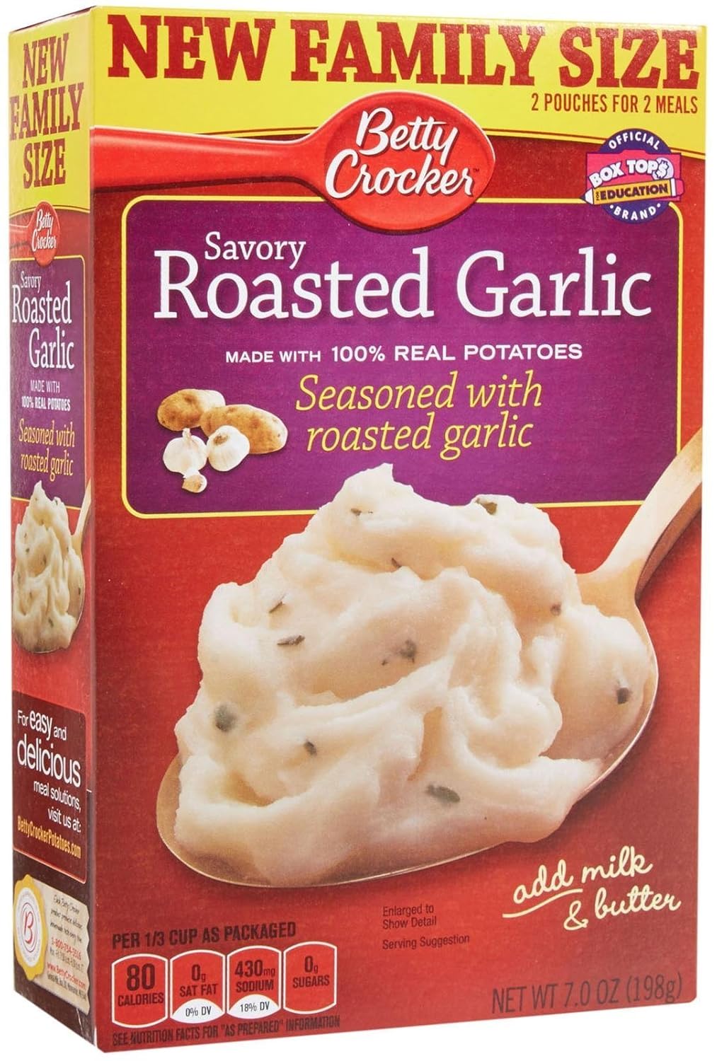 Betty Crocker Mashed Potatoes Roasted Garlic 7 oz