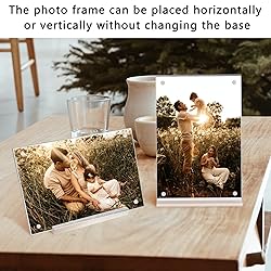 DZZ 4x6 Picture Frame,Clear Acrylic Picture Frames