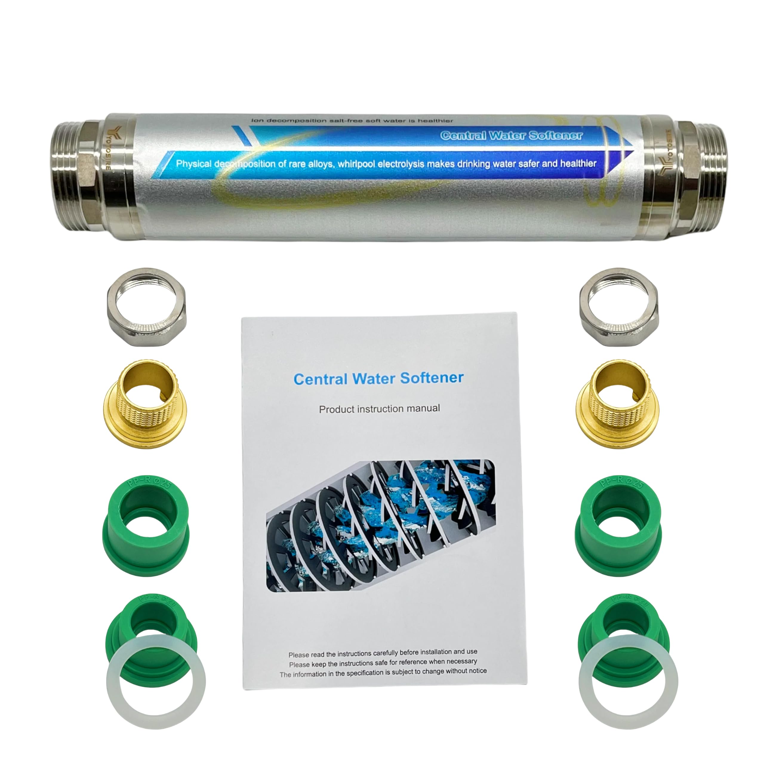 Photo 1 of Salt-Free Whole House Water Descaler-1.2" and ¾ NPT Water Descaler System, Prevents Limescale in Pipes, Water Heaters & Boilers, 10-Year Durability, No Salt or Maintenance